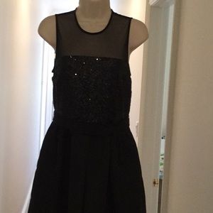 Taylor short black cocktail dress